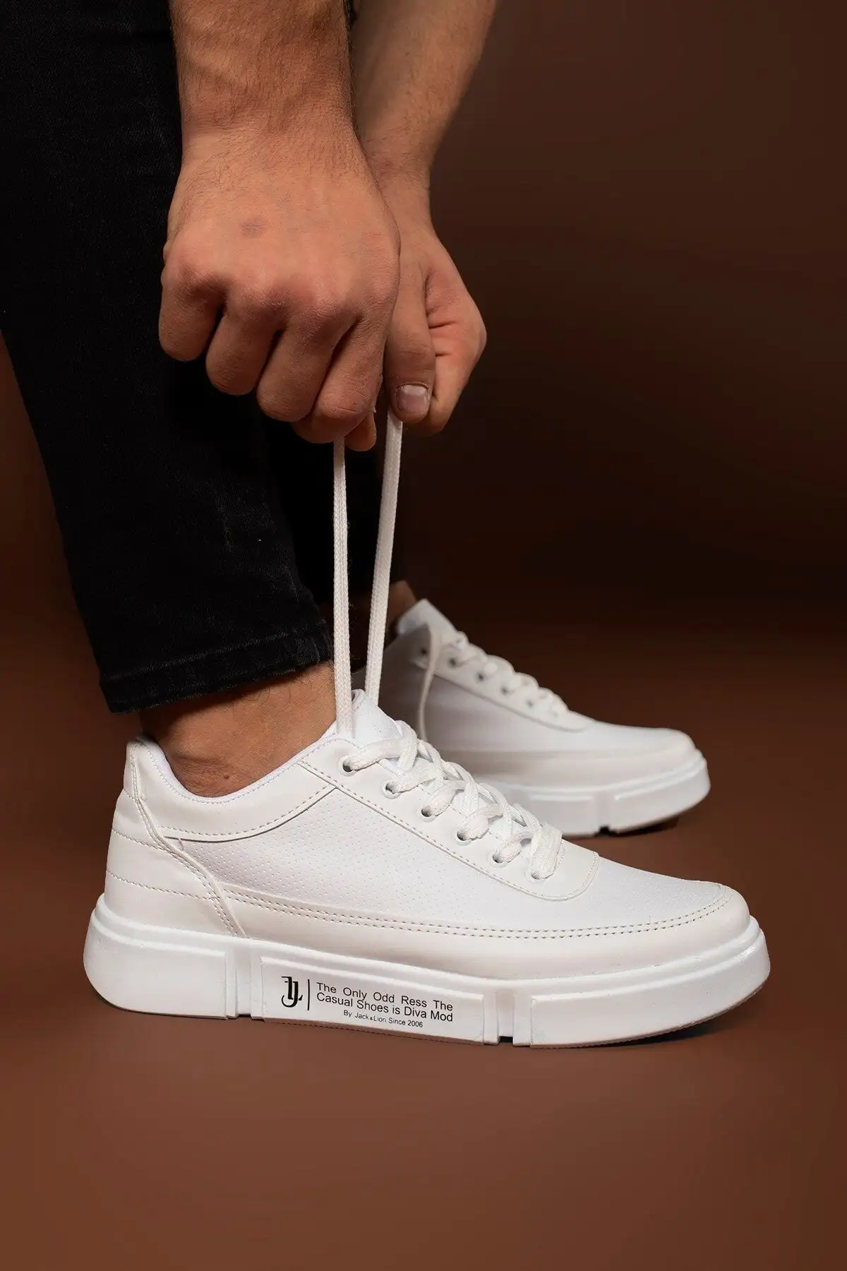 کفش کتانی سفید مردانه 0012x20 - 291 کفش کتانی سفید مردانه 0012x20 - 291