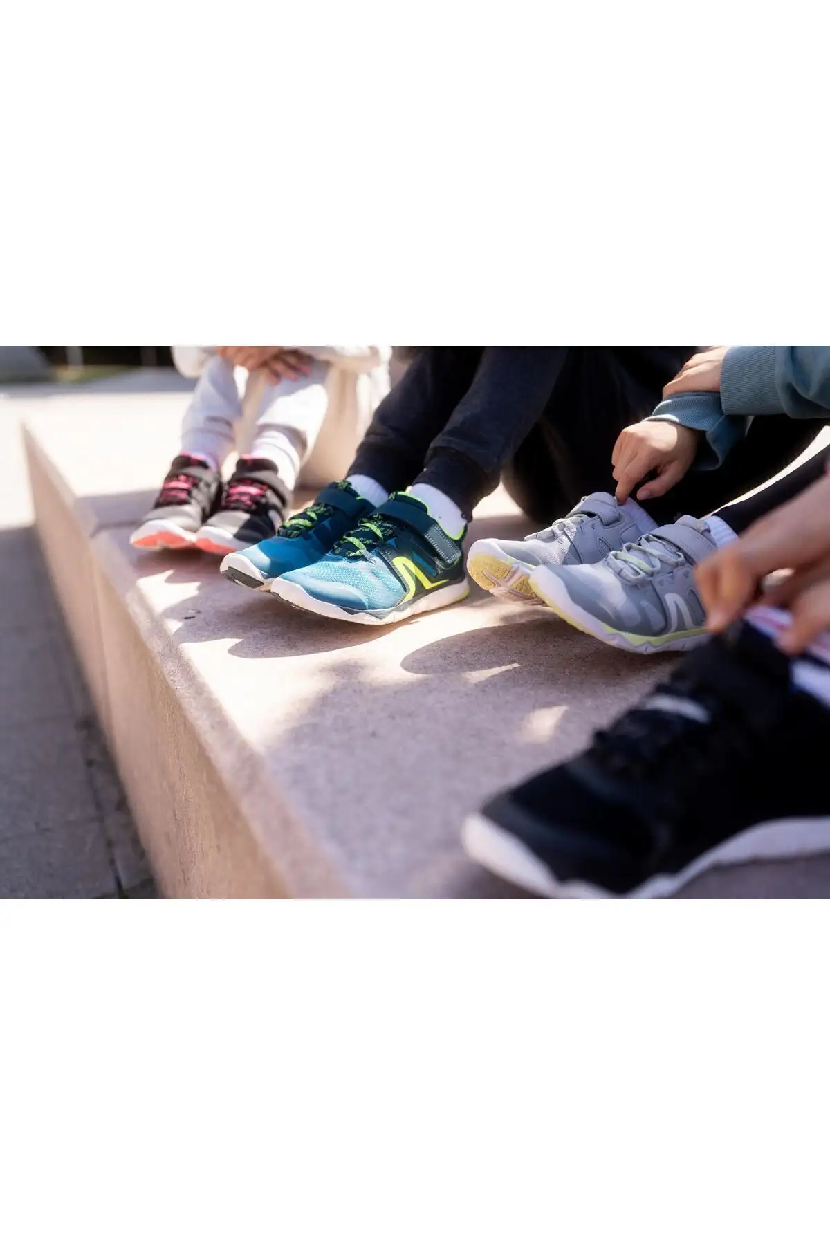 کفش ورزشی بچه گانه زرد آبی Velcro Pw 540 Jr - 374 کفش ورزشی بچه گانه زرد آبی Velcro Pw 540 Jr - 374