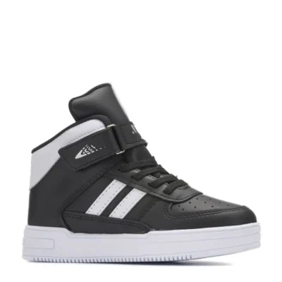 تضمینی، ارتوپدی بالا، ولکرو، مشکی و سفید رنگی کودکانه دویدن، پیاده روی، کفش ورزشی - 381