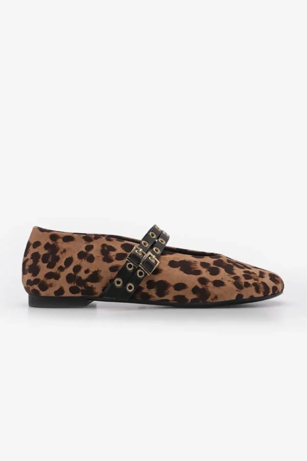 باله گاه به گاه زنانه میخ دار دو بند Bekosa Leopard - 1251