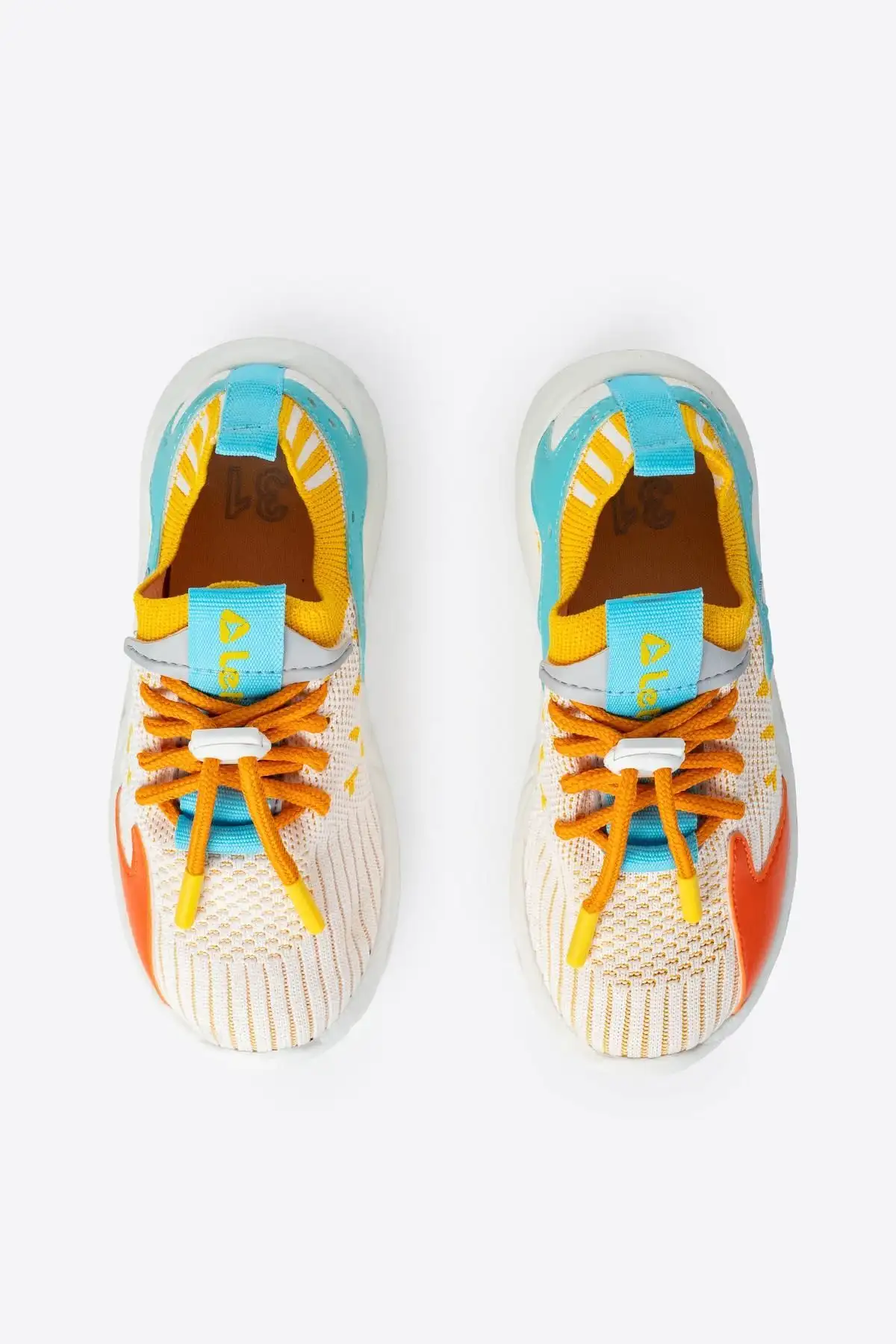 کفش اسپرت بچه گانه کتانی شیک رنگارنگ آیدا - 379