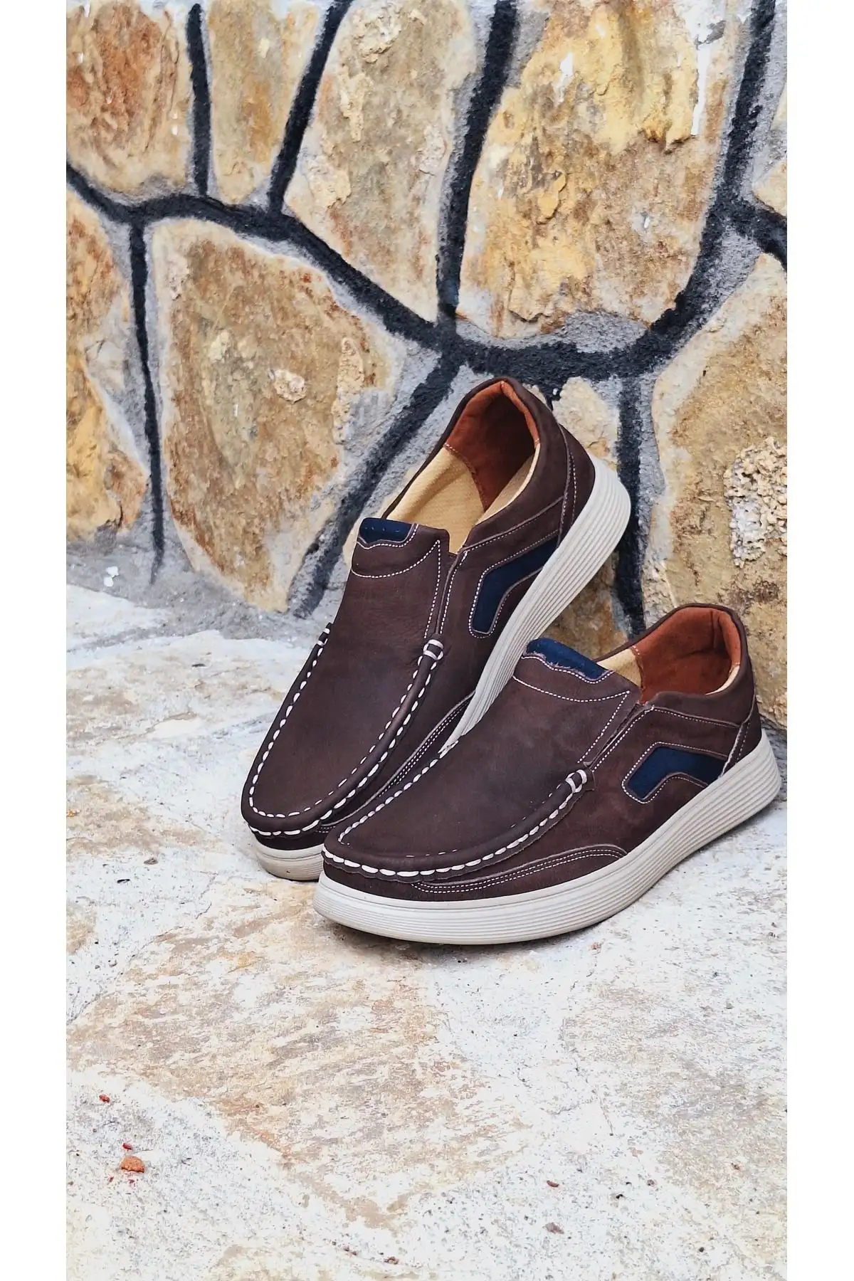 کفش مردانه روزانه چرمی نوبوک - 694 کفش مردانه روزانه چرمی نوبوک - 694