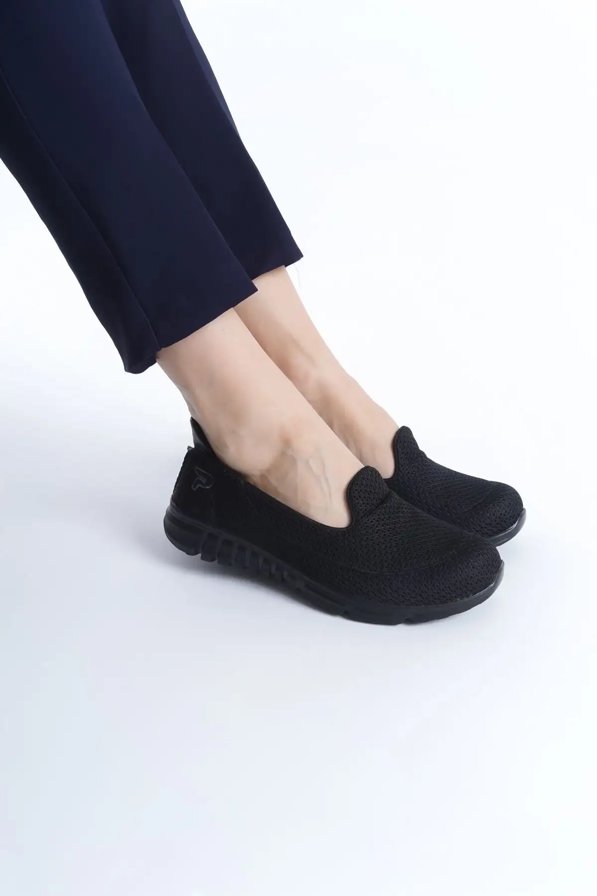 کفش راحتی بالرین زیره ارتوپدی مشکی زنانه - 1212 کفش راحتی بالرین زیره ارتوپدی مشکی زنانه - 1212