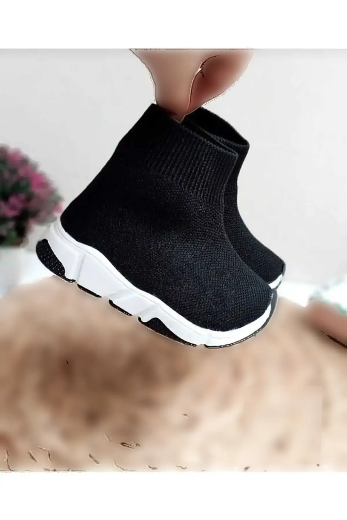 جوراب بچه گانه یونیسکس مدل مشکی - 162 جوراب بچه گانه یونیسکس مدل مشکی - 162