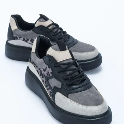 کفش ورزشی زنانه مشکی یخی Aere - 321