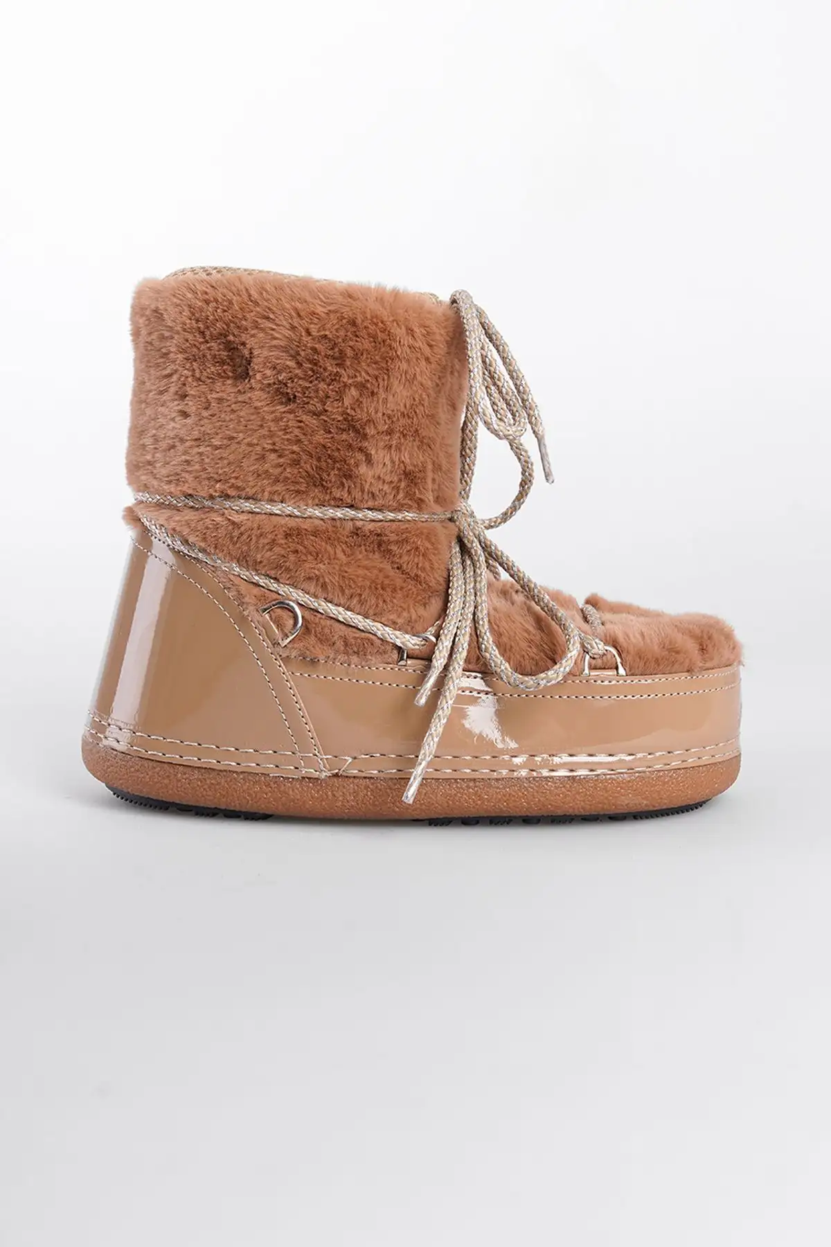 چکمه های برفی زنانه زیره ضخیم شِرلینگ - 1358 چکمه های برفی زنانه زیره ضخیم شِرلینگ - 1358