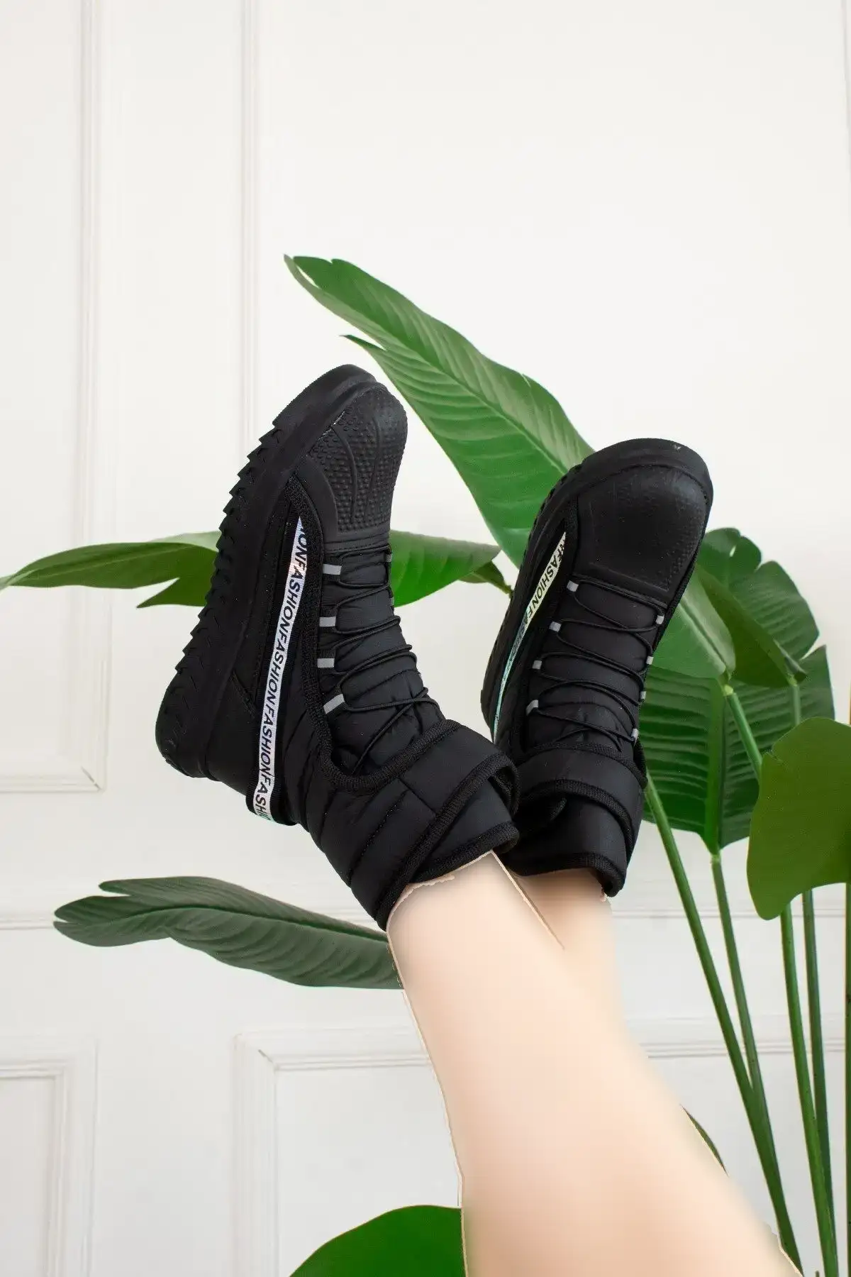 چکمه های برفی یونیسکس زنانه - مردانه - بچه گانه با خز داخل، نوار چسب، کفش زیره ضد لغزش - 1005 چکمه های برفی یونیسکس زنانه - مردانه - بچه گانه با خز داخل، نوار چسب، کفش زیره ضد لغزش - 1005