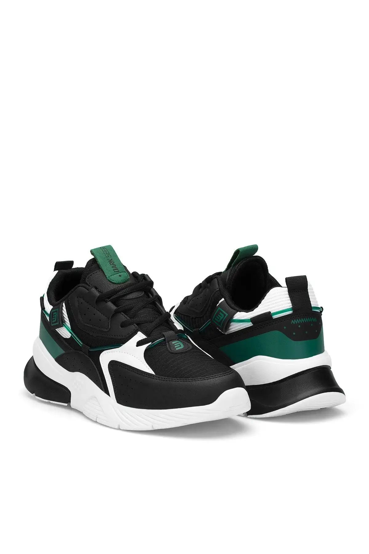 کفش ورزشی یونیسکس مشکی سفید سبز - 272 کفش ورزشی یونیسکس مشکی سفید سبز - 272