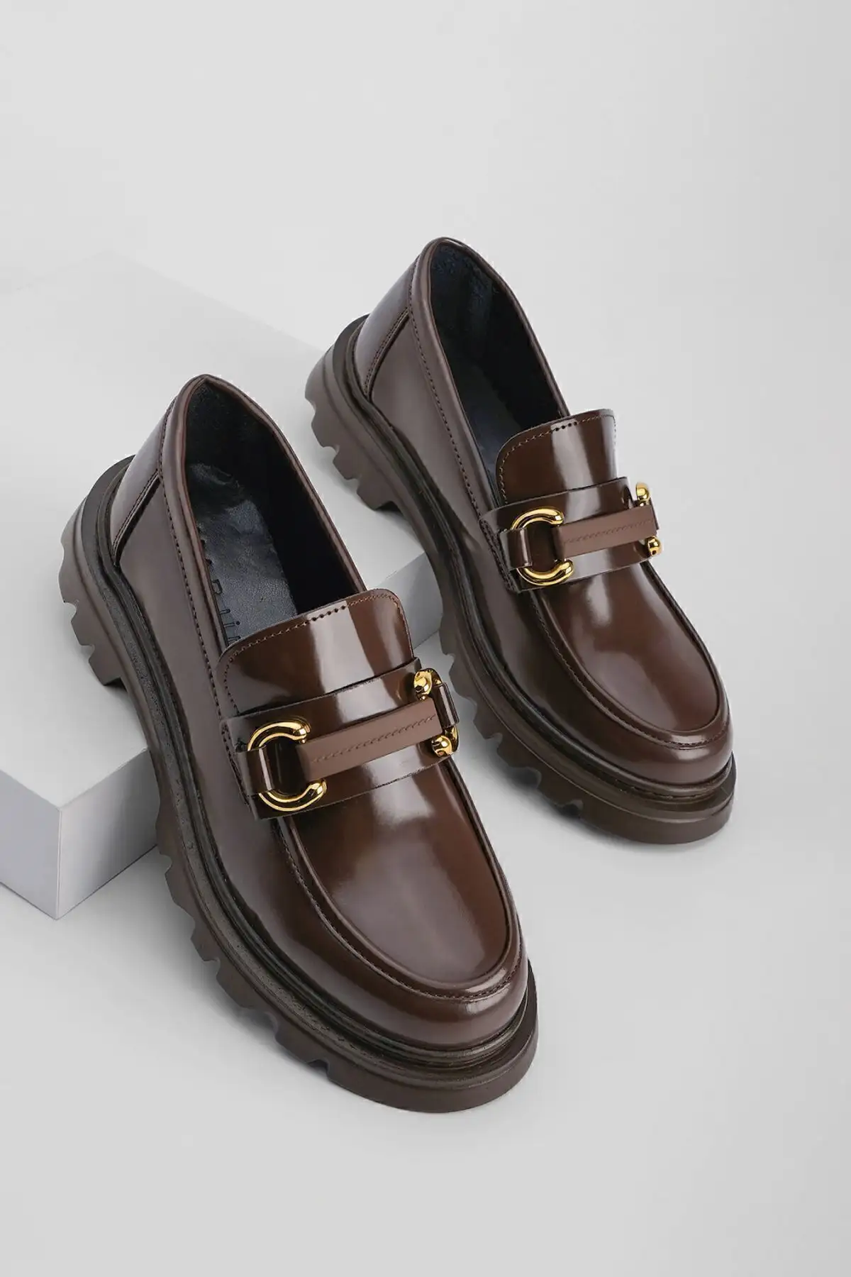 کفش راحتی زنانه با کف بلند زنانه Kinles Brown - 1280 کفش راحتی زنانه با کف بلند زنانه Kinles Brown - 1280