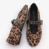 باله گاه به گاه زنانه میخ دار دو بند Bekosa Leopard - 1251