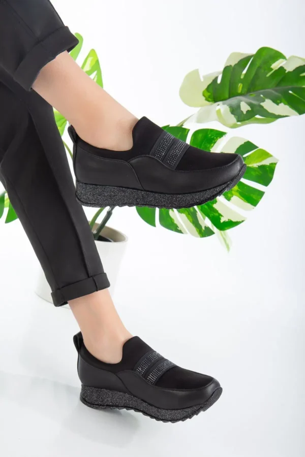 کفش ورزشی کلاسیک روزانه ارتوپدی زنانه oxfordloafer espadrille Shoes - 813