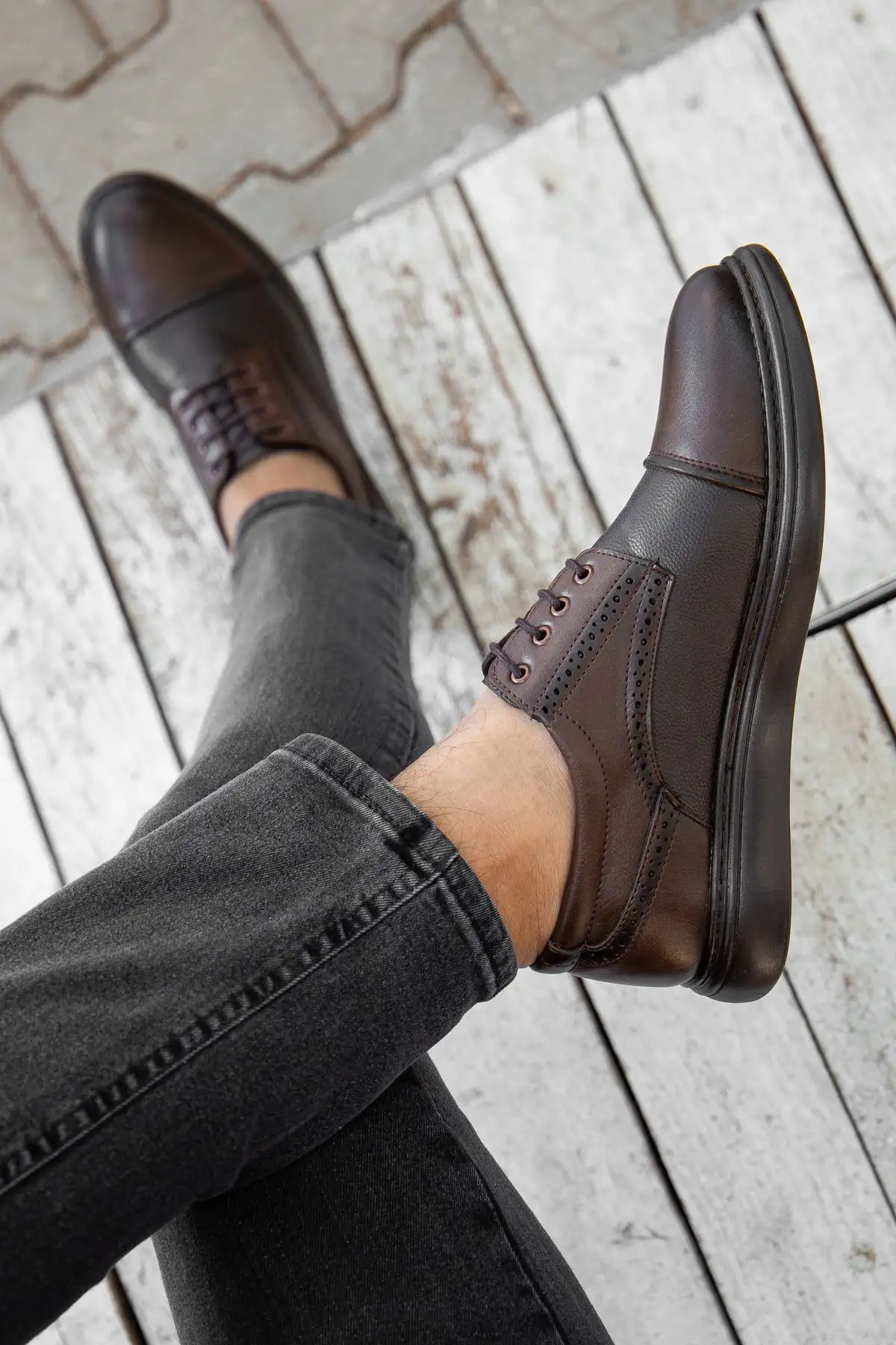 کفش گارانتی کلاسیک مردانه ارتوپدی روزانه D0235 - 500 کفش گارانتی کلاسیک مردانه ارتوپدی روزانه D0235 - 500