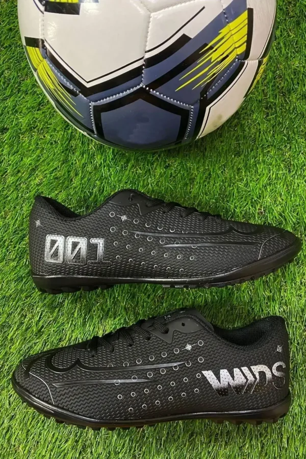 کفش فوتبال Yusufshoes Spikeless Mds001 مشکی مات AstroTurf - 870