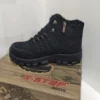 چکمه های بلند زمستانی ترکینگ مقاوم در برابر آب و سرما Unisex Black X6 - 997