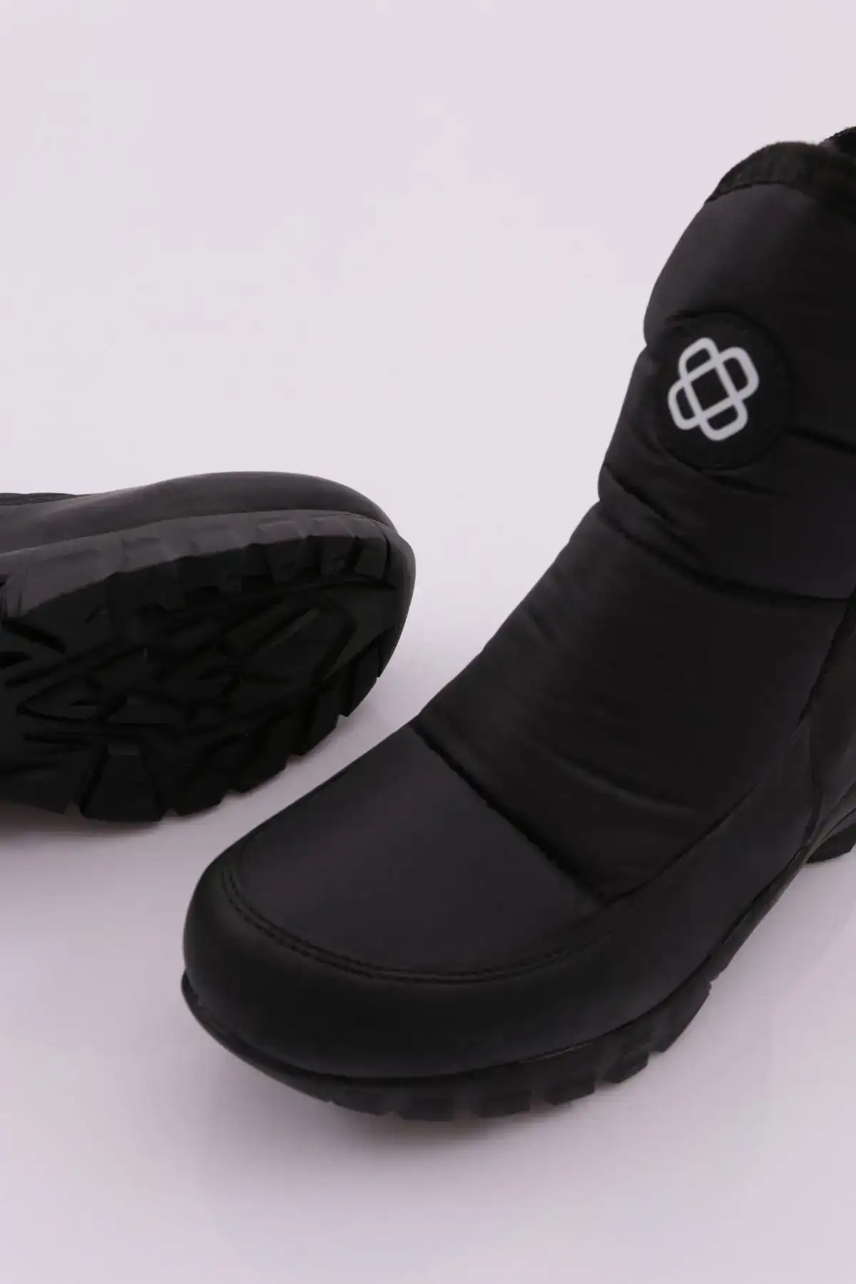 1052 زنانه زیپ پاشنه ضخیم پاشنه پاشنه پاشنه دار پارچه ای راحت کفش زمستانی مشکی - 120 1052 زنانه زیپ پاشنه ضخیم پاشنه پاشنه پاشنه دار پارچه ای راحت کفش زمستانی مشکی - 120