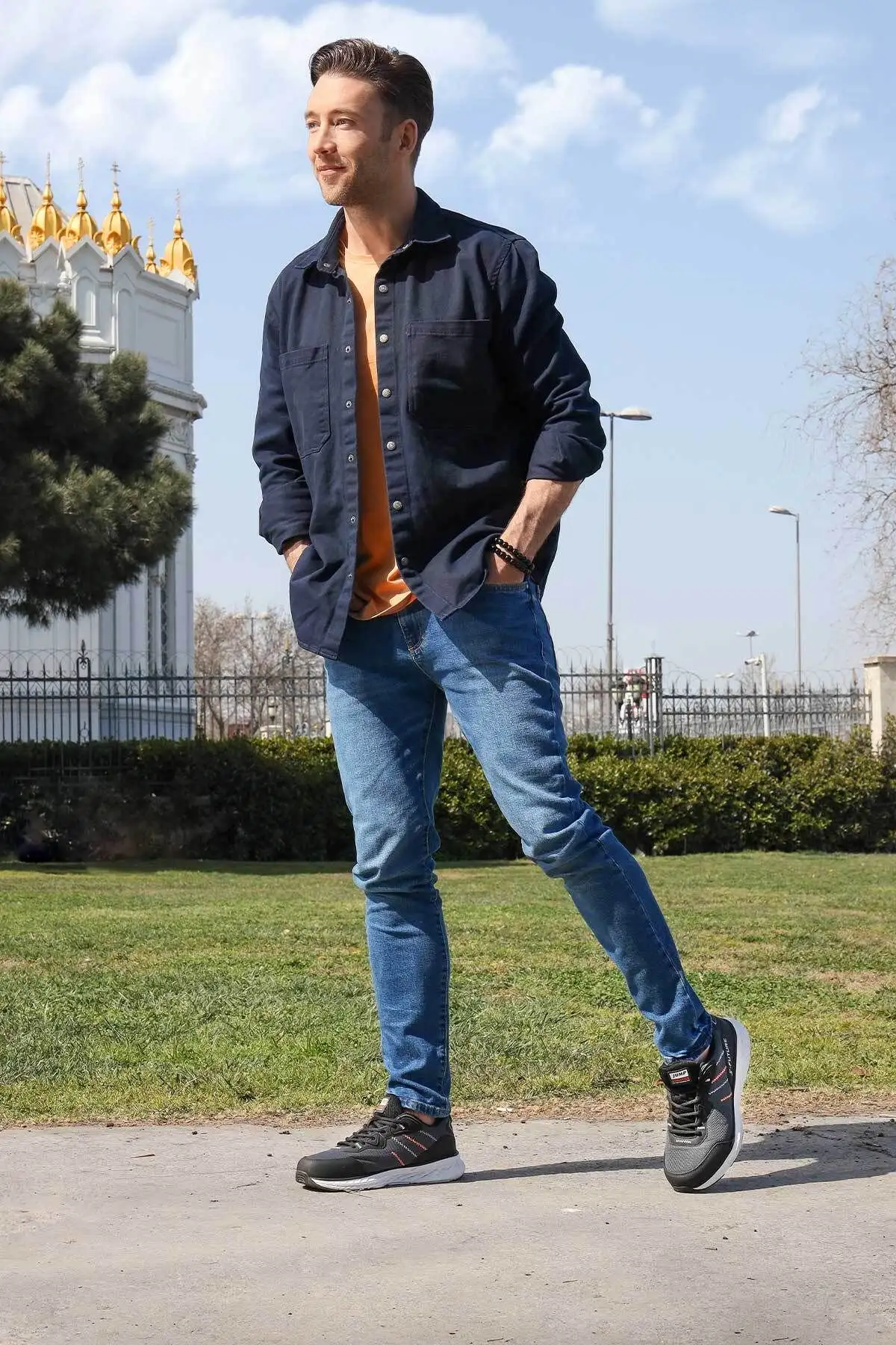 27401 کفش اسپرت مردانه کتانی مشکی - خاکستری - 5 27401 کفش اسپرت مردانه کتانی مشکی - خاکستری - 5