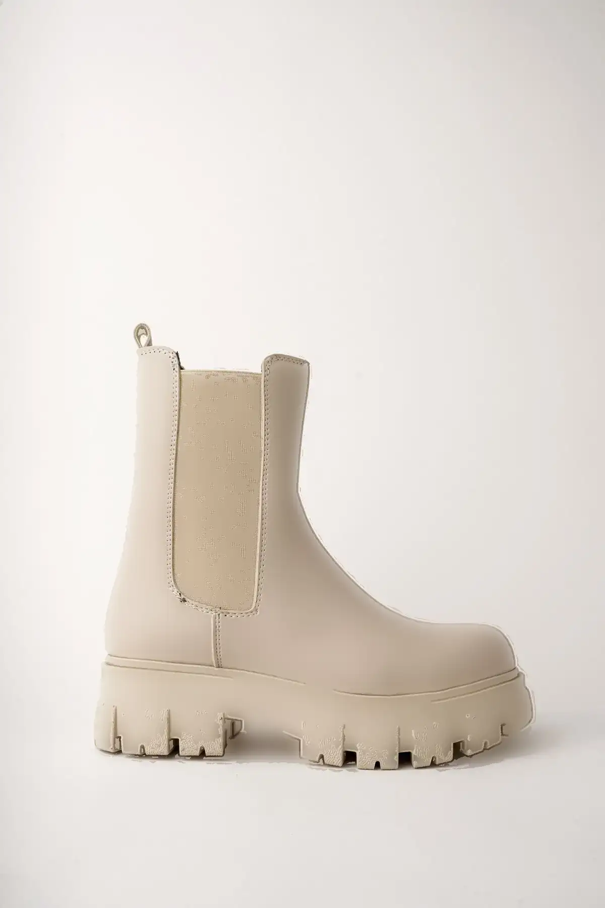 چکمه زیره ضخیم الاستیک پوستی - 106 چکمه زیره ضخیم الاستیک پوستی - 106