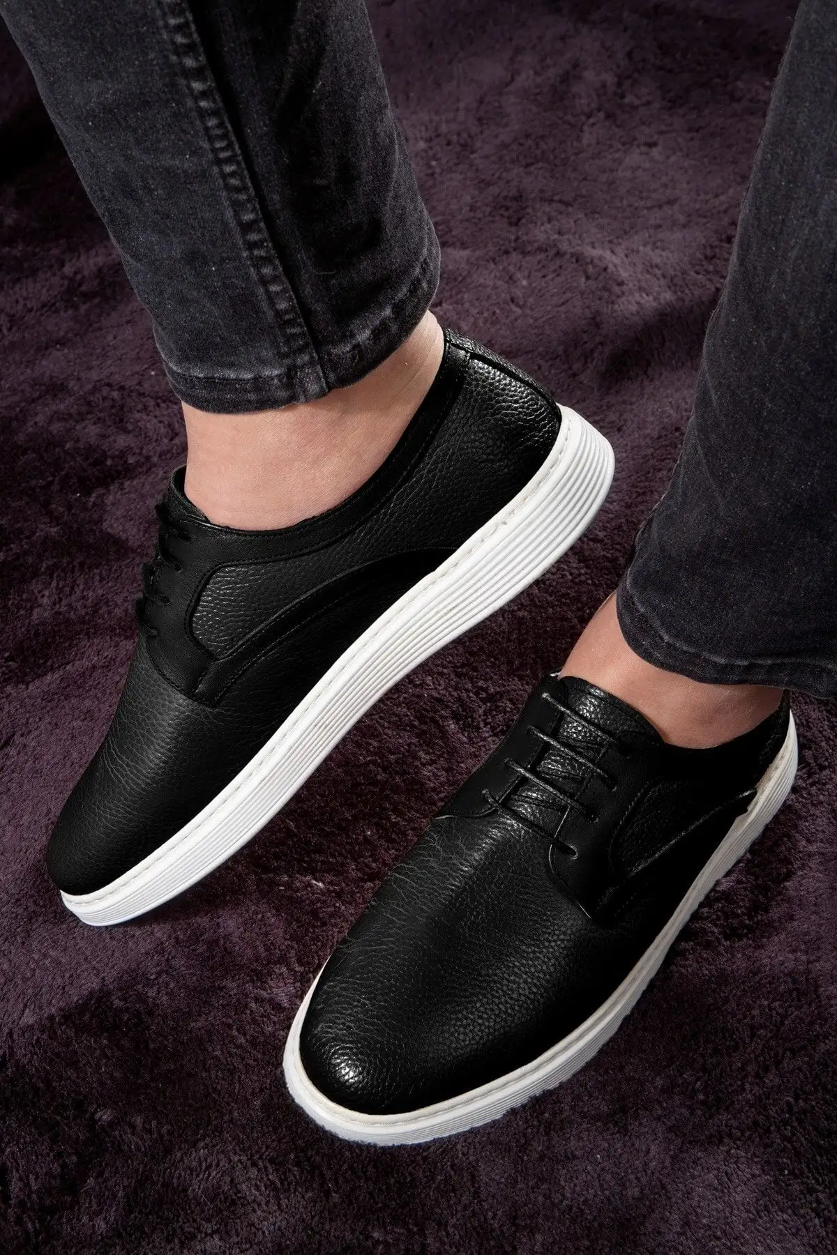 کار کفش راحتی مردانه چرم اصل، کفش بند دار، کفش تابستانی، کفش سبک - 707 کار کفش راحتی مردانه چرم اصل، کفش بند دار، کفش تابستانی، کفش سبک - 707