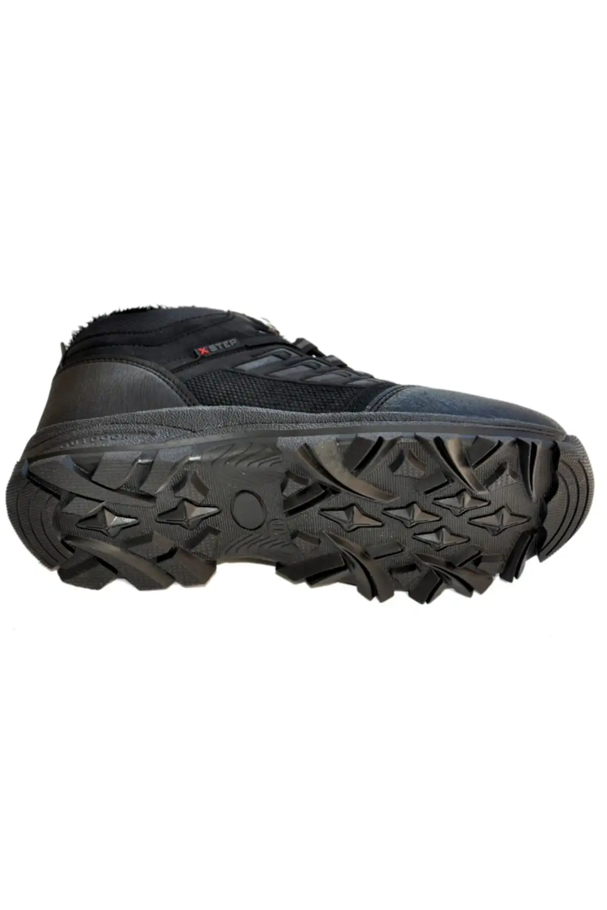 چکمه کفش زمستانی خزدار زیپ دار مردانه مشکی ضد سرما - 1031 چکمه کفش زمستانی خزدار زیپ دار مردانه مشکی ضد سرما - 1031