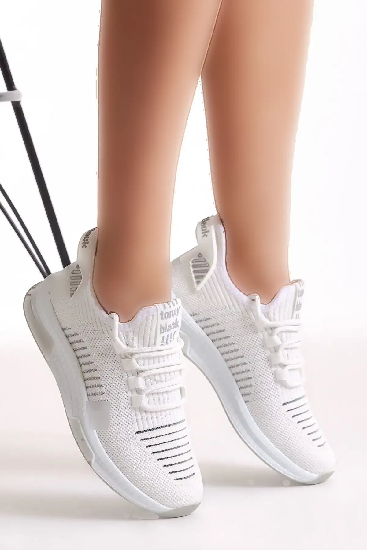 کفش اسپرت یونیسکس خاکستری سفید تبقنل - 247