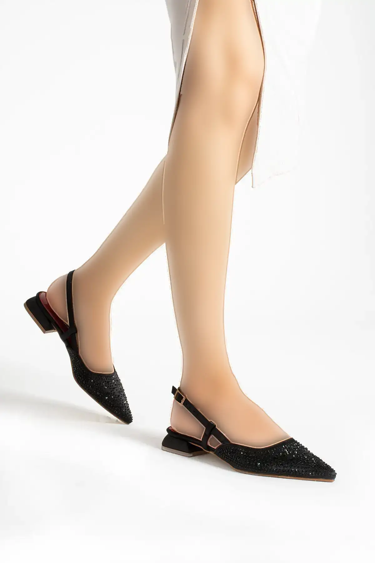 بالرین سنگی زنانه لیزا مشکی - 824 بالرین سنگی زنانه لیزا مشکی - 824