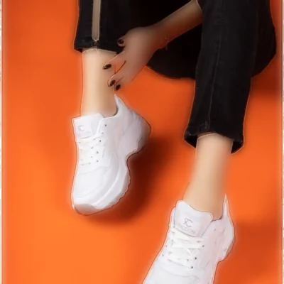 کفش کتانی زنانه سفید 0012140 - 314