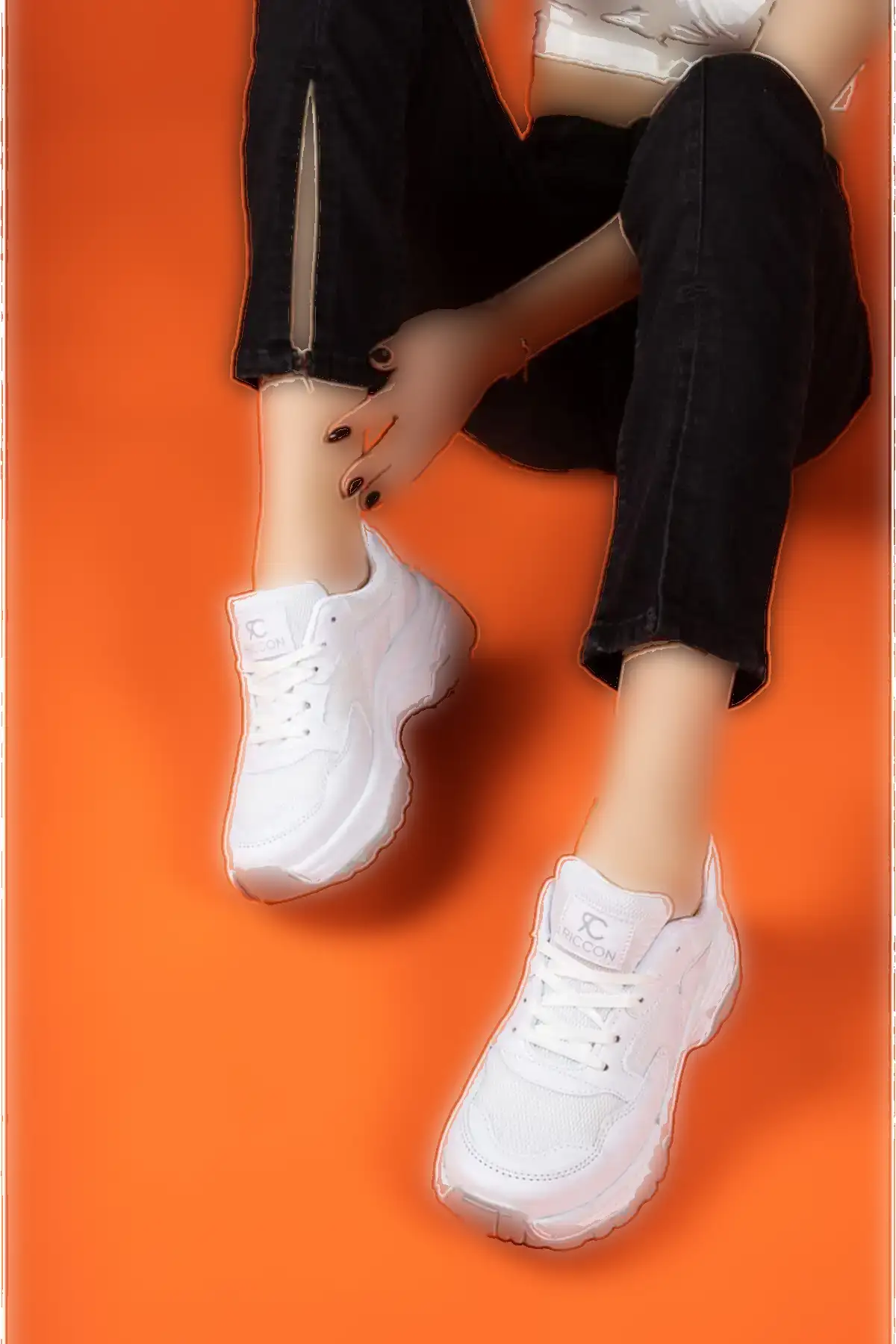 کفش کتانی زنانه سفید 0012140 - 314 کفش کتانی زنانه سفید 0012140 - 314