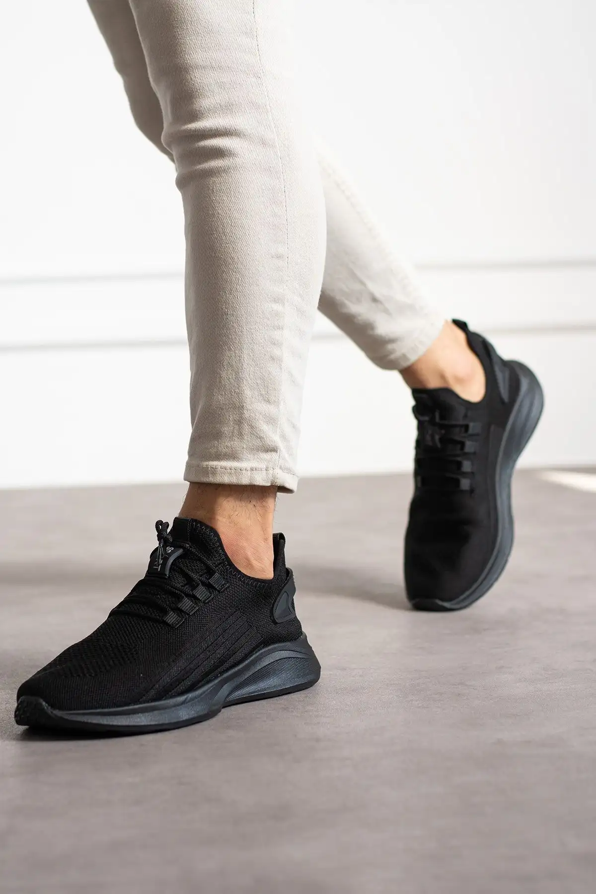 کفش بافتنی یونیسکس مشکی - 729 کفش بافتنی یونیسکس مشکی - 729