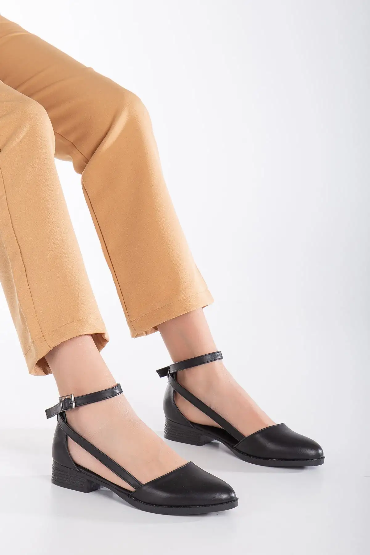 کفش پاشنه بلند راینا مشکی - 846 کفش پاشنه بلند راینا مشکی - 846