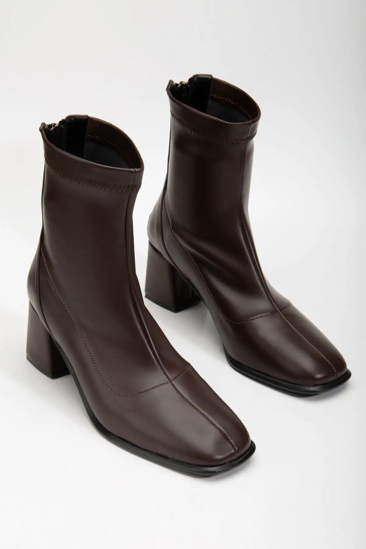 RİSSOLİ بوت های زنانه طرح دار لوکاس بلانت BROWN - 811 RİSSOLİ بوت های زنانه طرح دار لوکاس بلانت BROWN - 811