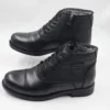 چرم اصل مردانه مشکی کژوال - 75