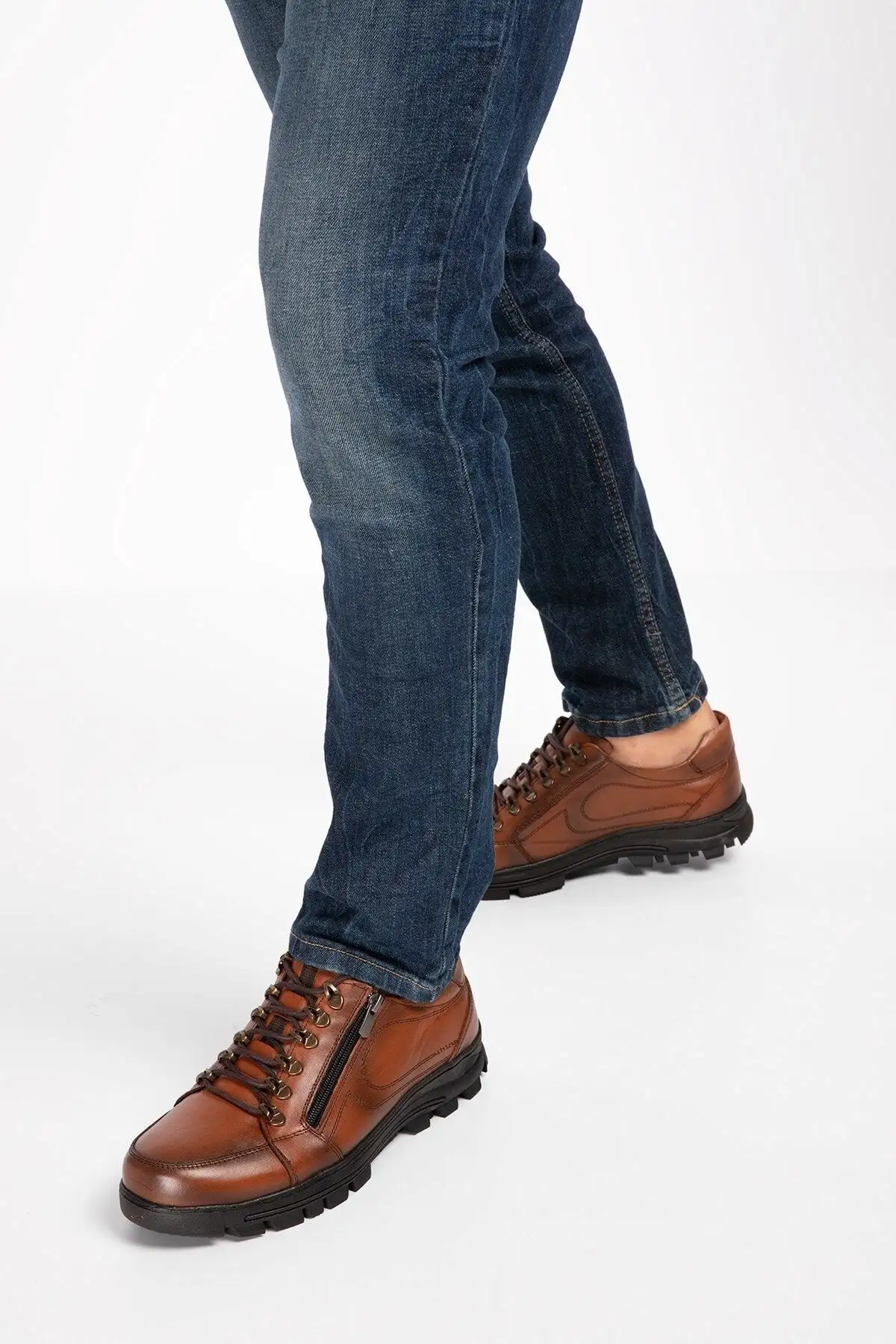 چرم اصل، هرگز ضد آب، دوخت، چرم دو نفره، کفش زمستانی مردانه - 679 چرم اصل، هرگز ضد آب، دوخت، چرم دو نفره، کفش زمستانی مردانه - 679