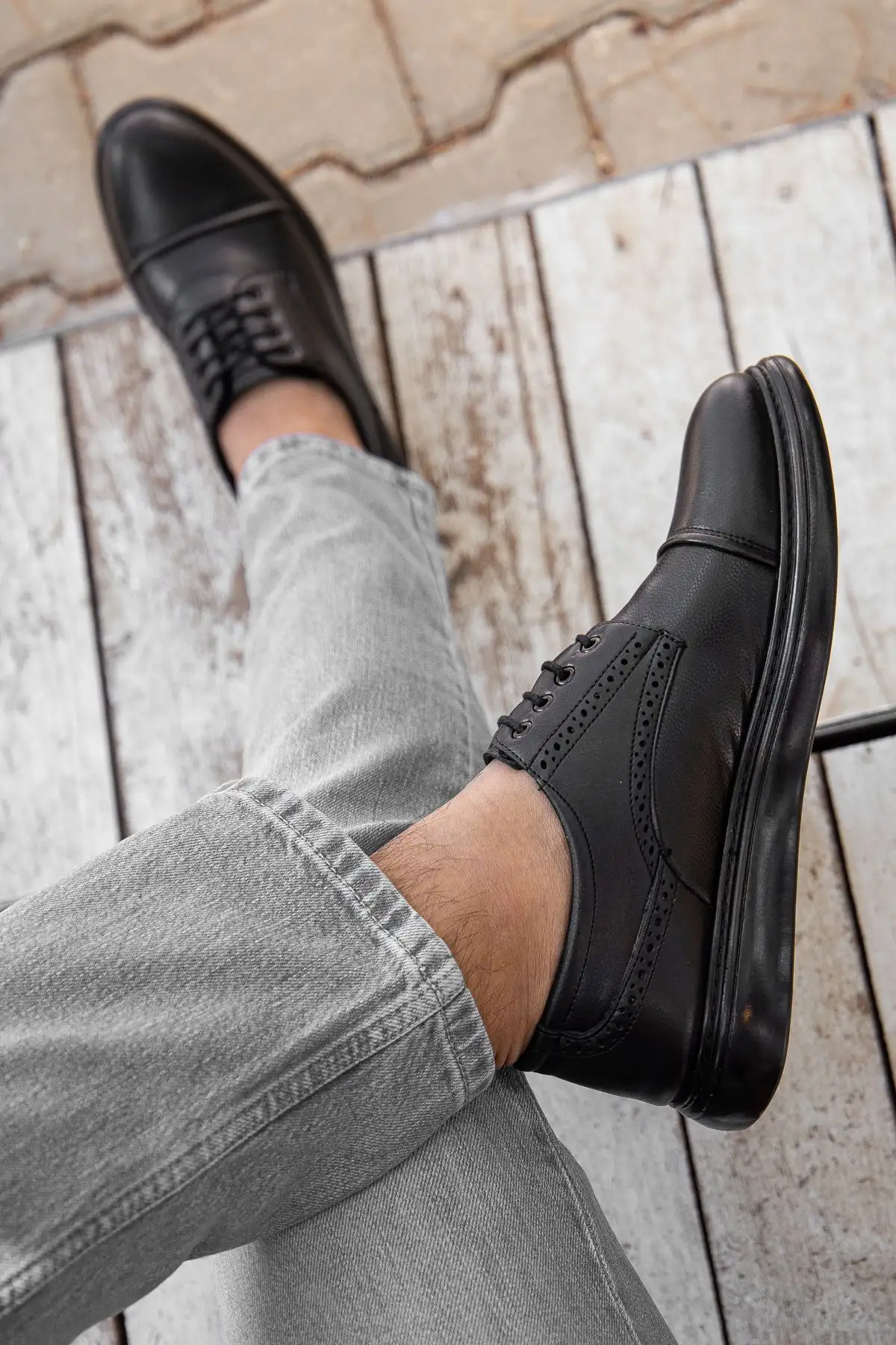 کفش گارانتی کلاسیک مردانه ارتوپدی روزانه D0235 - 510 کفش گارانتی کلاسیک مردانه ارتوپدی روزانه D0235 - 510