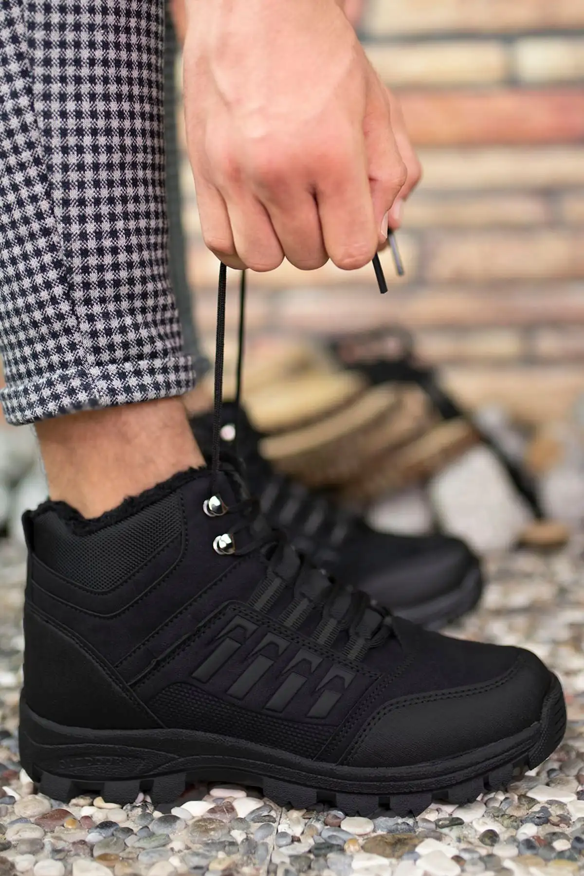 چکمه های یونیسکس مشکی 0012x6 - 526 چکمه های یونیسکس مشکی 0012x6 - 526