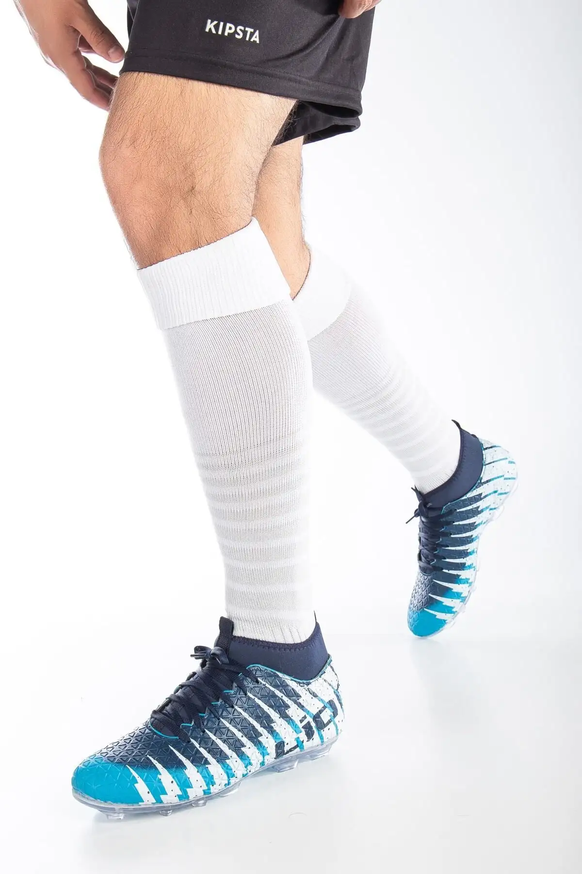 جوراب یونیسکس چکمه های فوتبال فیروزه ای آبی سرمه ای - 866 جوراب یونیسکس چکمه های فوتبال فیروزه ای آبی سرمه ای - 866