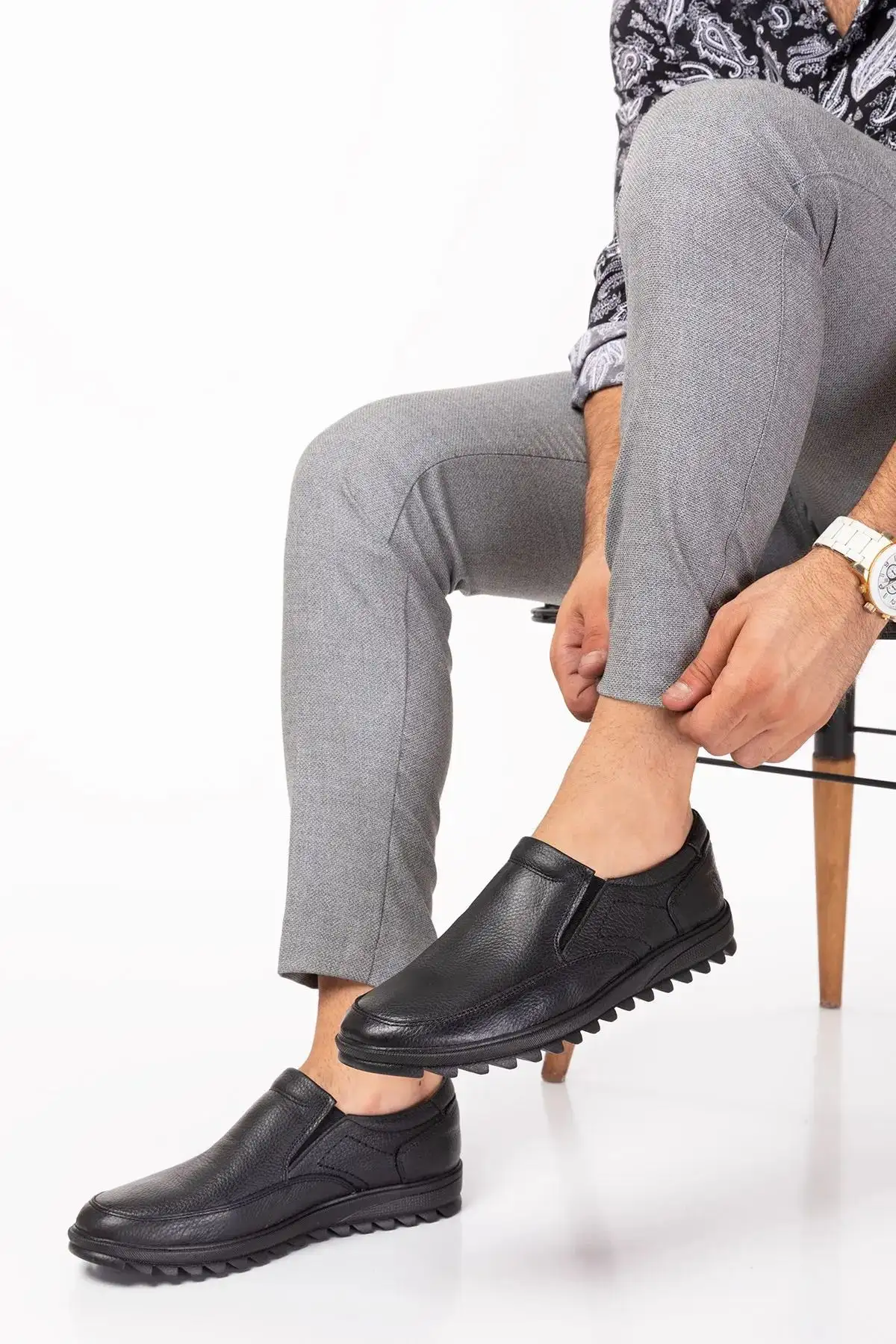 کفش مردانه چرم طبیعی، تابستانی، تنفسی، کاملا ارتوپدی و آناتومیک بدون توری داخلی و خارجی - 508 کفش مردانه چرم طبیعی، تابستانی، تنفسی، کاملا ارتوپدی و آناتومیک بدون توری داخلی و خارجی - 508