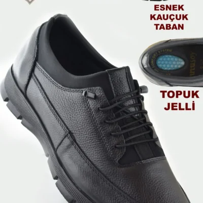 325a کفش پاشنه پاشنه ماساژور کامل ارتوپدی کفش مردانه چرم اصل کفش فصلی - 514