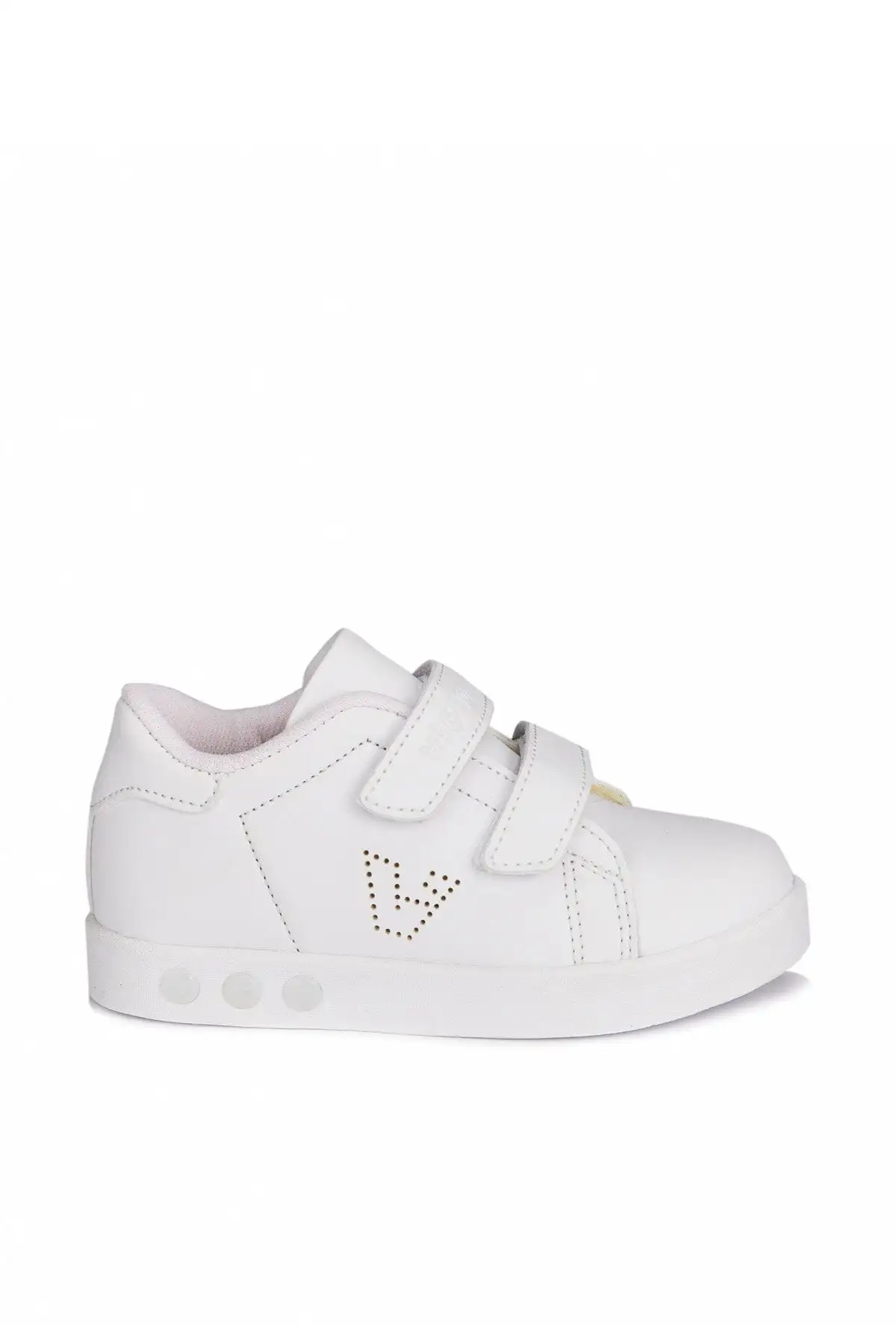 Oyo Lighted Unisex First Step White Sneaker - 128