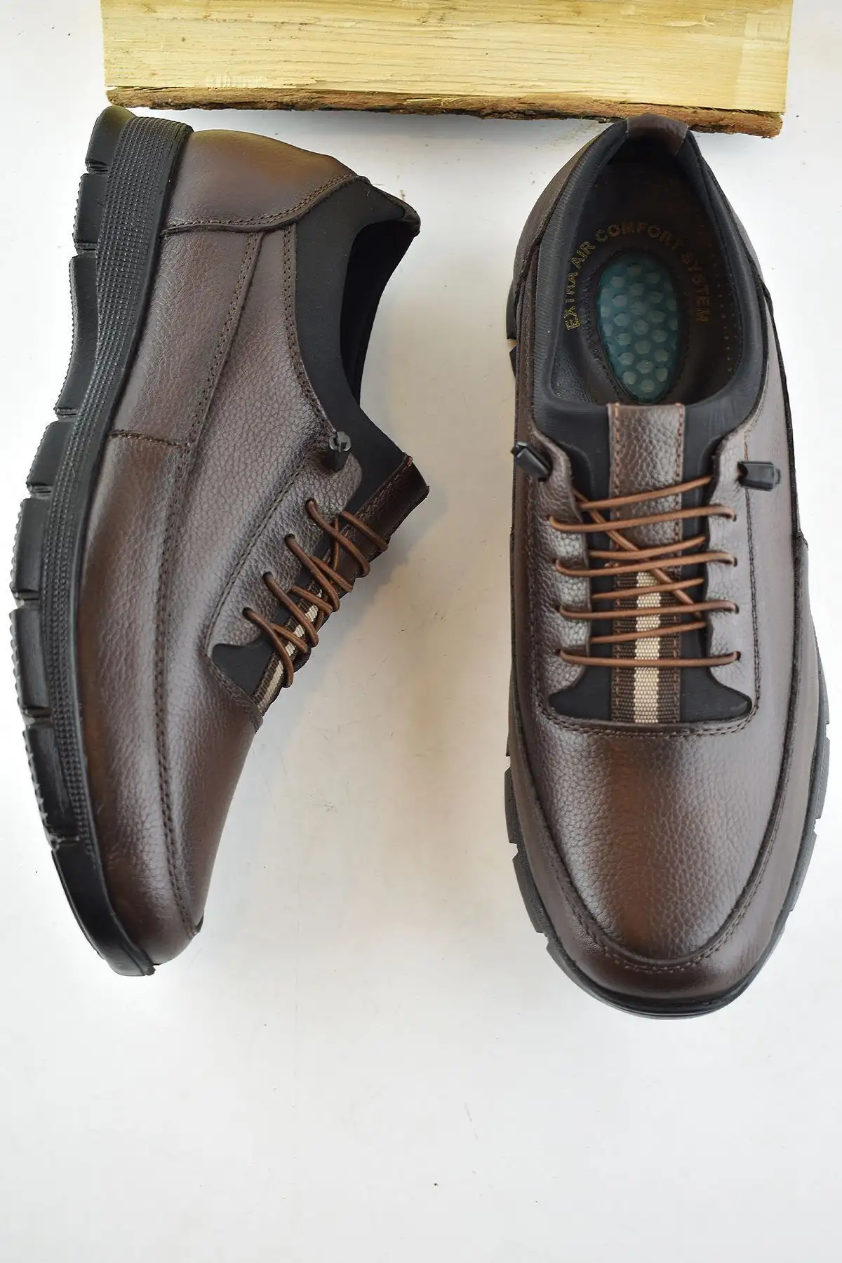 کفش مردانه کف پاشنه ماساژور کامل ارتوپدی 325a کفش فصلی چرم اصل - 647 کفش مردانه کف پاشنه ماساژور کامل ارتوپدی 325a کفش فصلی چرم اصل - 647