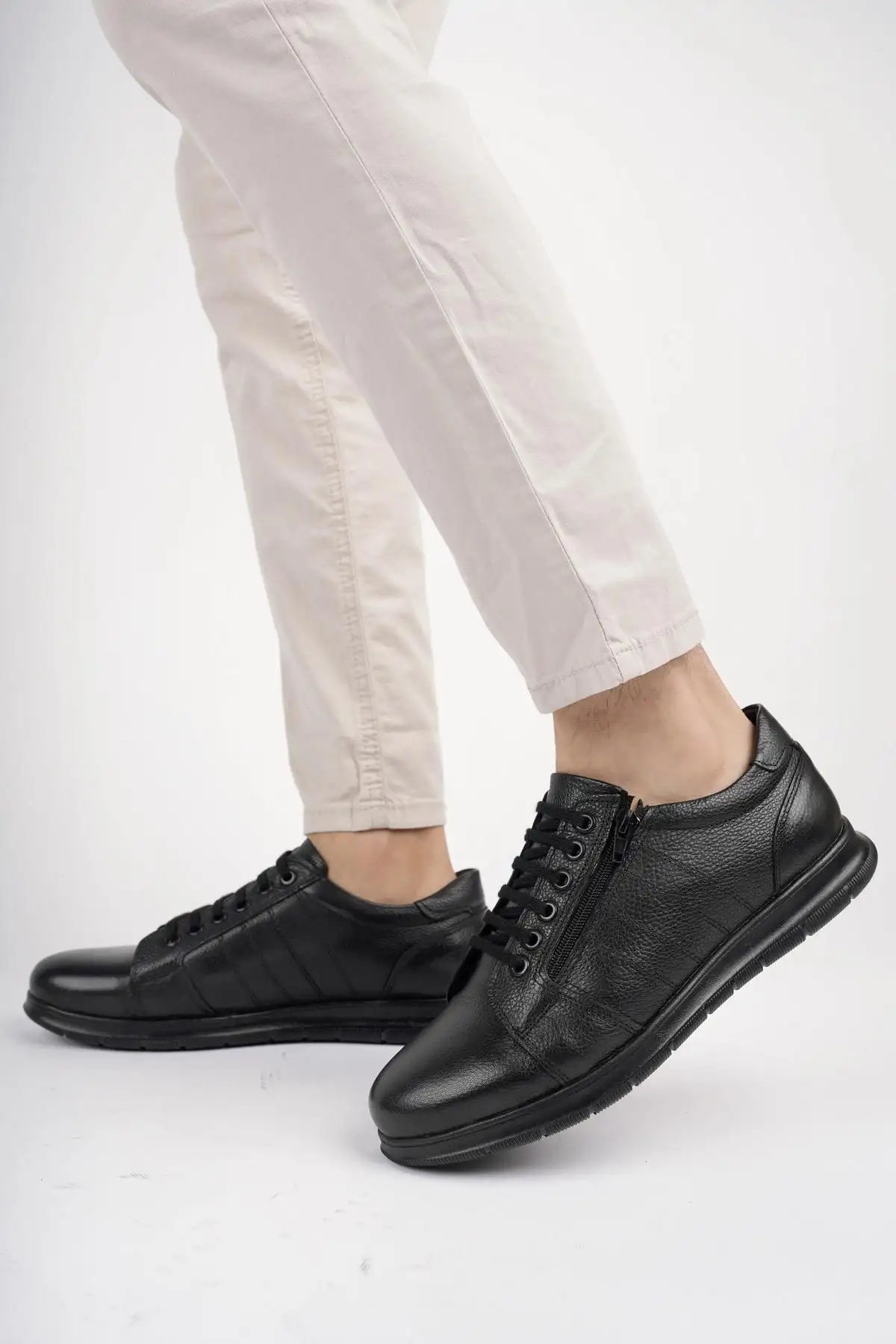 کفش زمستانی ارتوپدی راحت گاه به گاه چرم اصل کلاسیک مردانه روزانه تضمینی پدری - 690 کفش زمستانی ارتوپدی راحت گاه به گاه چرم اصل کلاسیک مردانه روزانه تضمینی پدری - 690