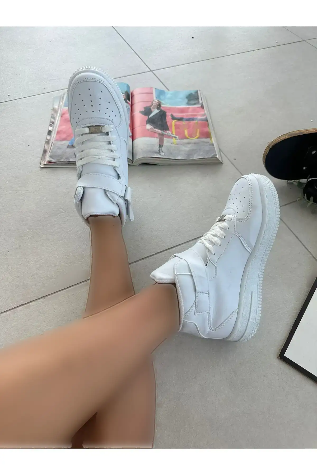 کفش کتانی یونیکس سفید - 288 کفش کتانی یونیکس سفید - 288