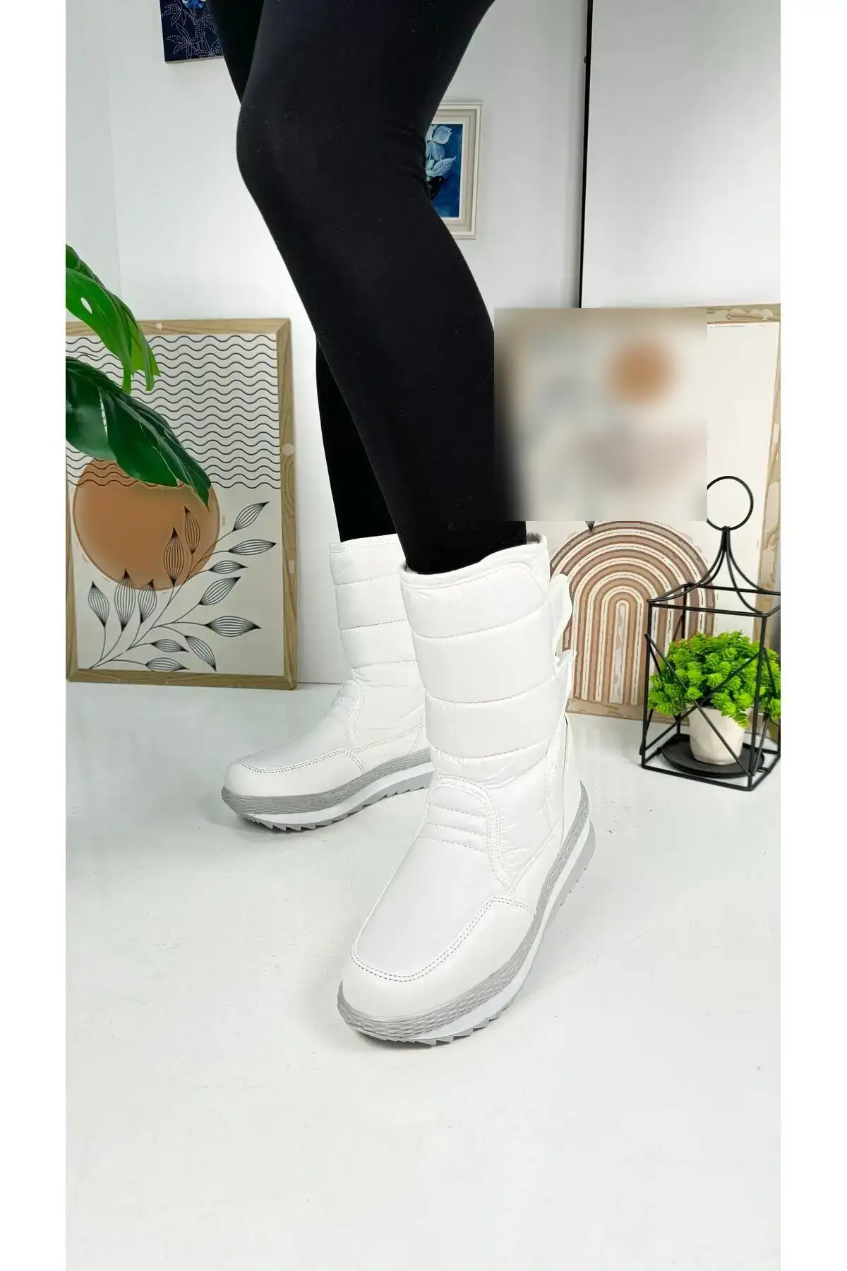 زنانه سفید روزانه - چکمه های برفی مردانه بزرگسال با خز داخل، نوار چسب، کفش ضد لغزش 802 - 89 زنانه سفید روزانه - چکمه های برفی مردانه بزرگسال با خز داخل، نوار چسب، کفش ضد لغزش 802 - 89