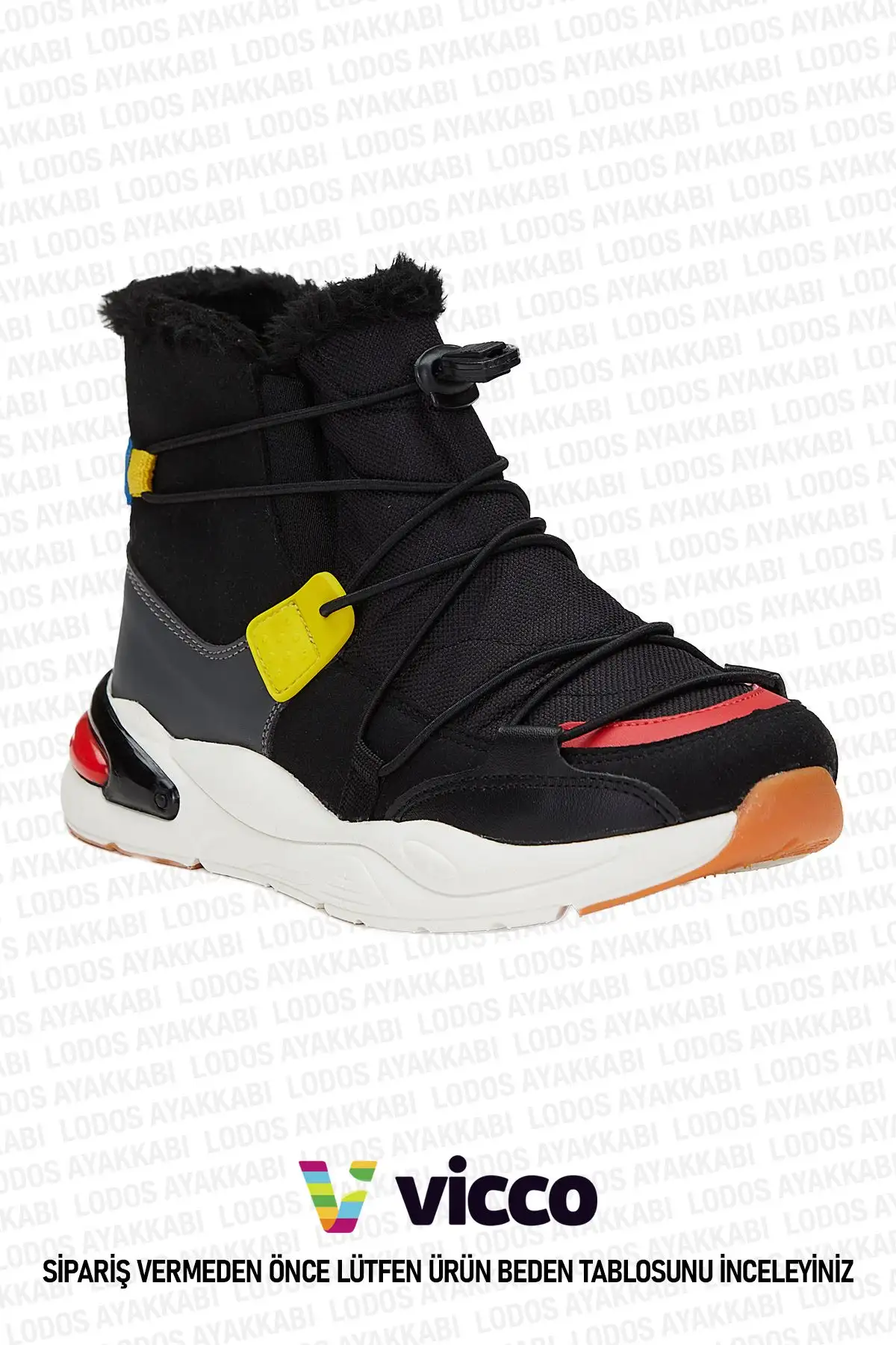 چکمه های برفی مشکی پسرانه شلینگ مدل پابلو - 1058 چکمه های برفی مشکی پسرانه شلینگ مدل پابلو - 1058