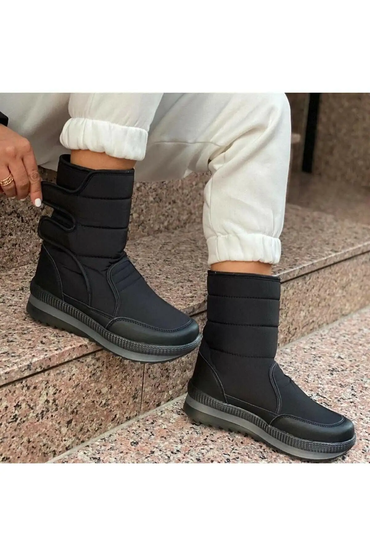 چکمه های برفی Unisex Furry - 1001 چکمه های برفی Unisex Furry - 1001