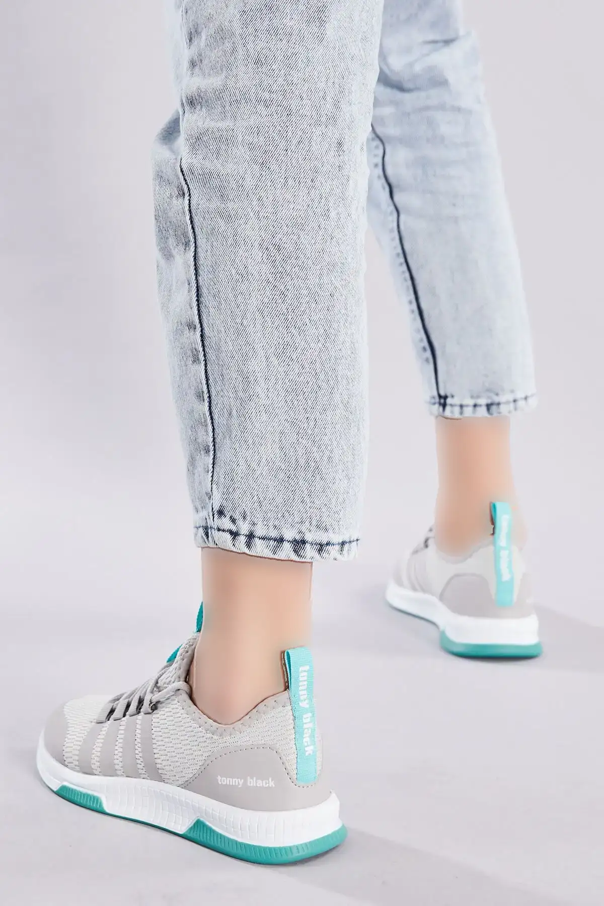 کفش اسپرت یونیسکس خاکستری سبز رنگت - 297 کفش اسپرت یونیسکس خاکستری سبز رنگت - 297