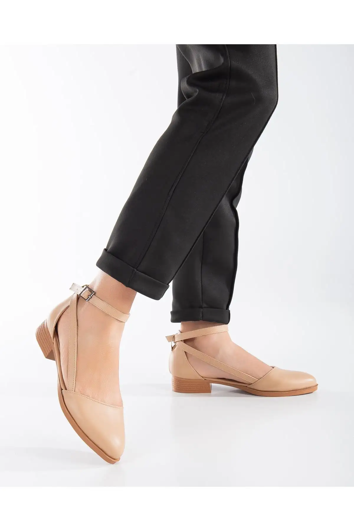 پوست کفش پاشنه کوتاه راینا - 1271 پوست کفش پاشنه کوتاه راینا - 1271