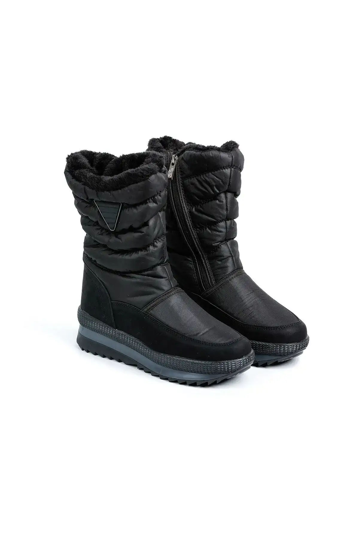 زنانه - دخترانه - چکمه های زمستانی آناتومیک کف خز زمستانی یونیسکس - مشکی - 1008 زنانه - دخترانه - چکمه های زمستانی آناتومیک کف خز زمستانی یونیسکس - مشکی - 1008