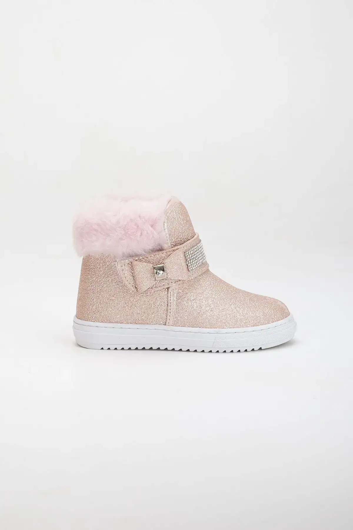 چکمه های چرم مصنوعی خز مصنوعی آناتومیک برند Pıngu صورتی - 176 چکمه های چرم مصنوعی خز مصنوعی آناتومیک برند Pıngu صورتی - 176