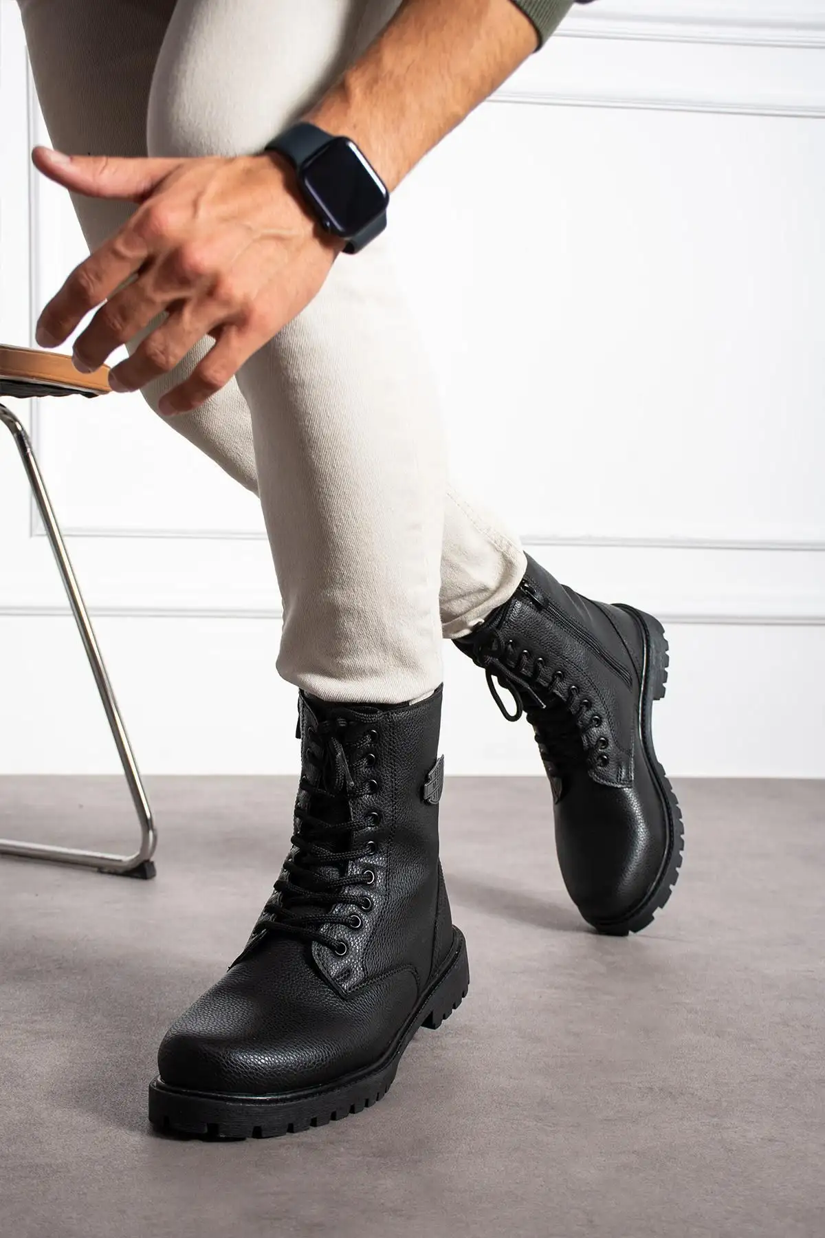 چکمه مردانه Crn-1500 کفش کوهنوردی زمستانی تضمینی - 506 چکمه مردانه Crn-1500 کفش کوهنوردی زمستانی تضمینی - 506