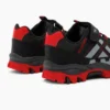 کفش تکی بچه گانه یونیسکس قرمز ترمو زیره آب گریز پارچه Velcro Trekking - 362